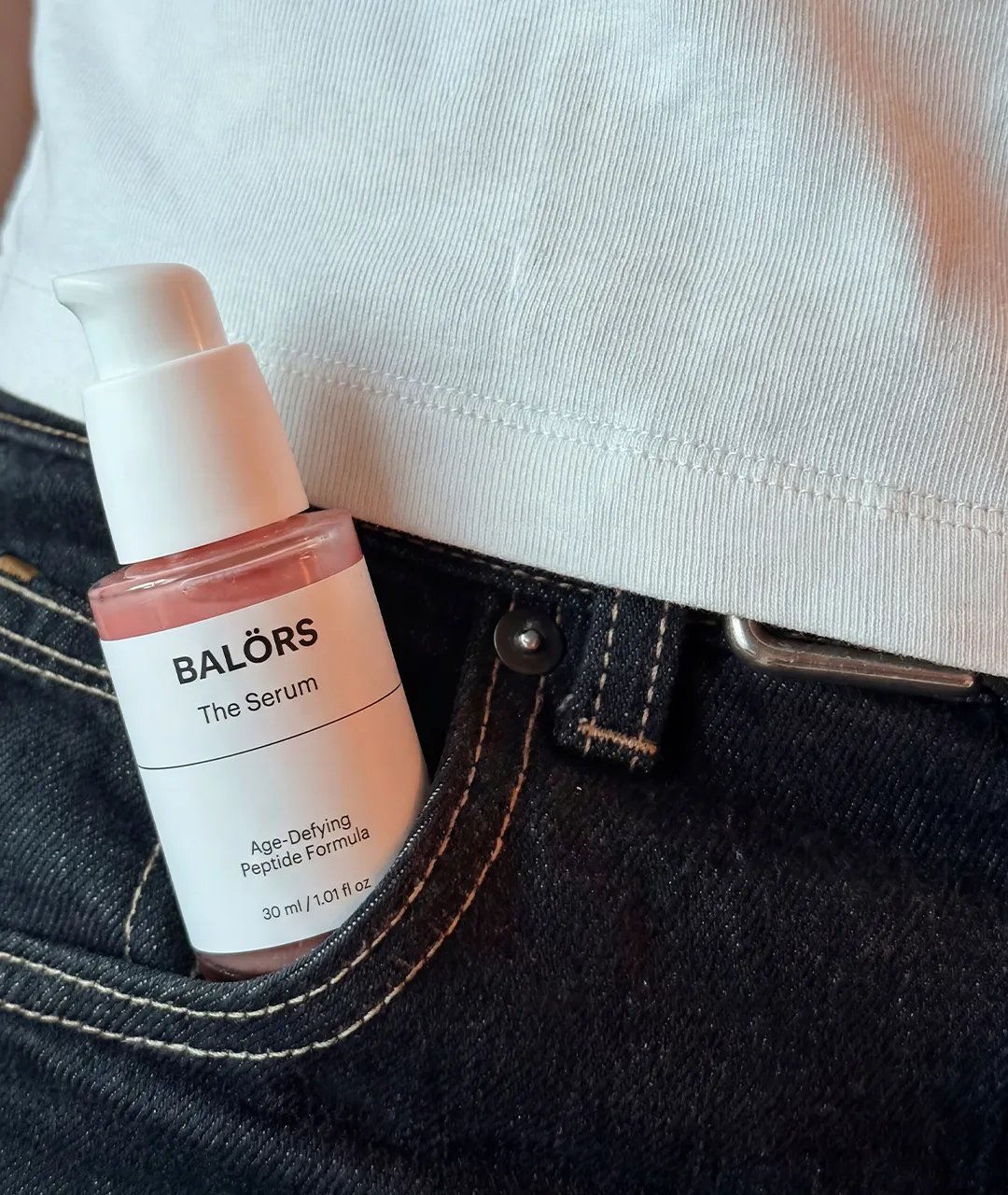 Balörs The Serum, detalle de producto premium